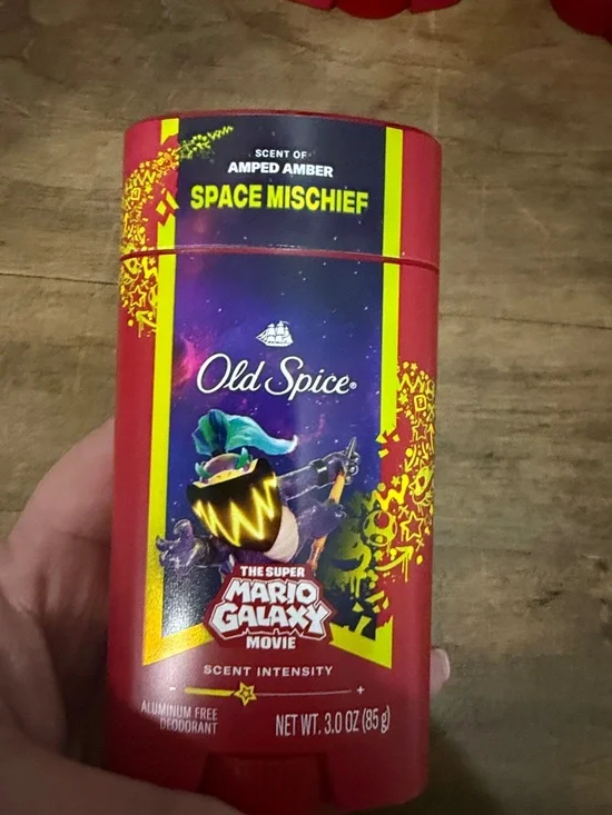 Old Spice Space Mischief Amped Amber Deodorant - Super Mario Galaxy Movie 3 pk - Picture 3 of 3